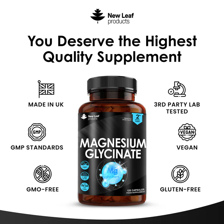 Magnesium Glycinate - High Strength - UK Made - Image 3