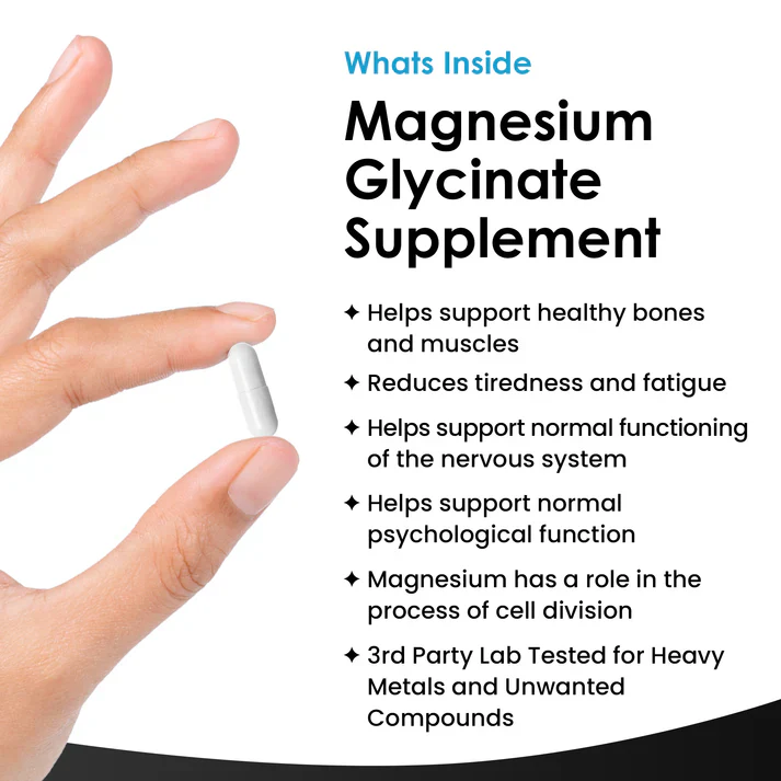 Magnesium Glycinate - High Strength - UK Made - Image 5